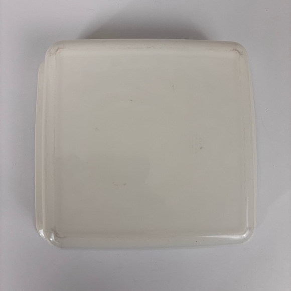 Vintage CorningWare Casserole Baking Dish Blue Cornflower Square 2-Quart 8x8x2 - Picture 3 of 7